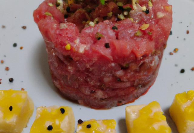 Tartare d'espadon