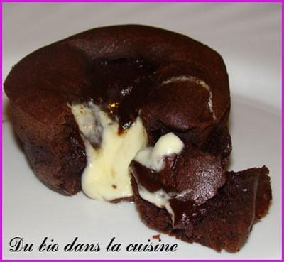 Coulant aux 2 chocolats