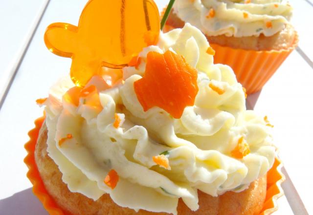 Cupcakes Surimi Coraya et fromage aux herbes