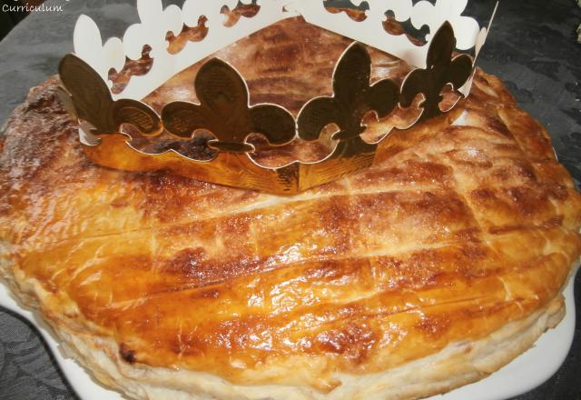 Galette des rois rapide au chocolat - crème d'amandes