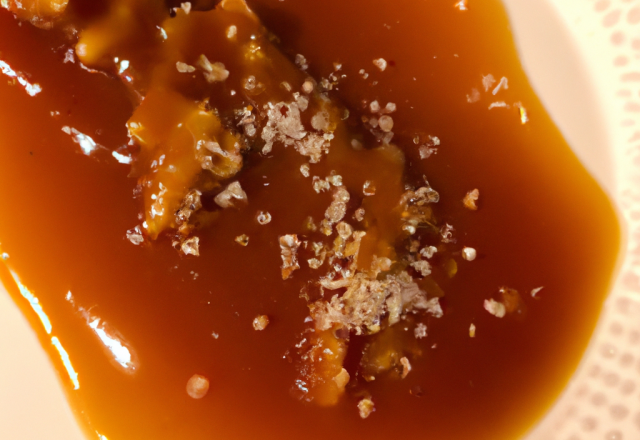 Sauce caramel à la fleur de sel !