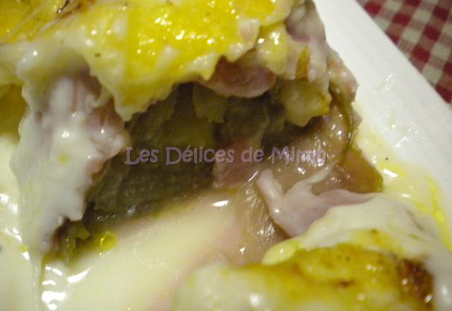 Chicons au gratin (endives au gratin)