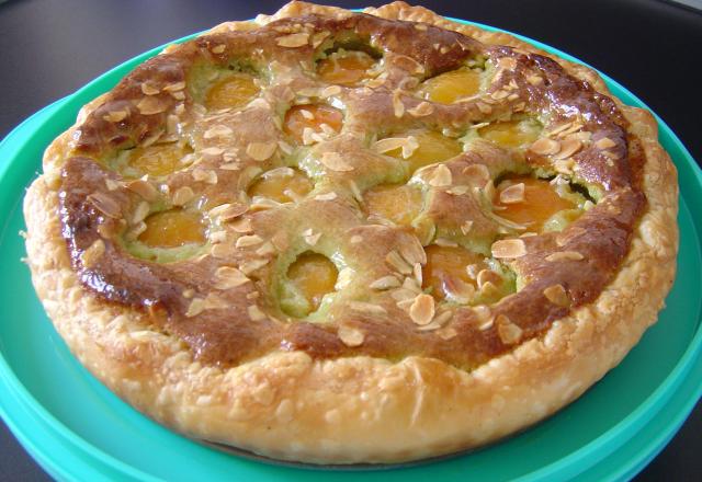 Tarte pistache et abricot