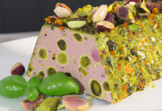 Terrine de lapin aux pistaches