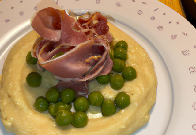 Purée de pois cassés jambon au porto