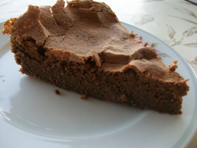 Gâteau fondant chocolat amande