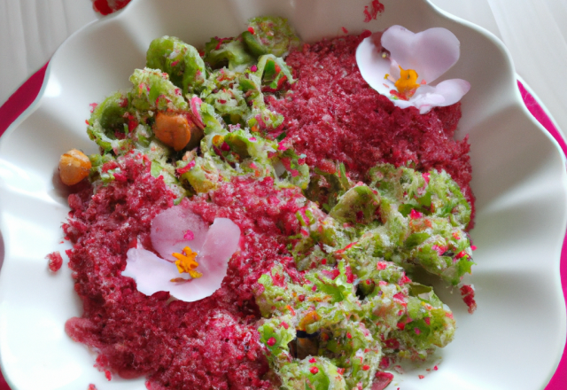 Quinoa en duo rose et vert