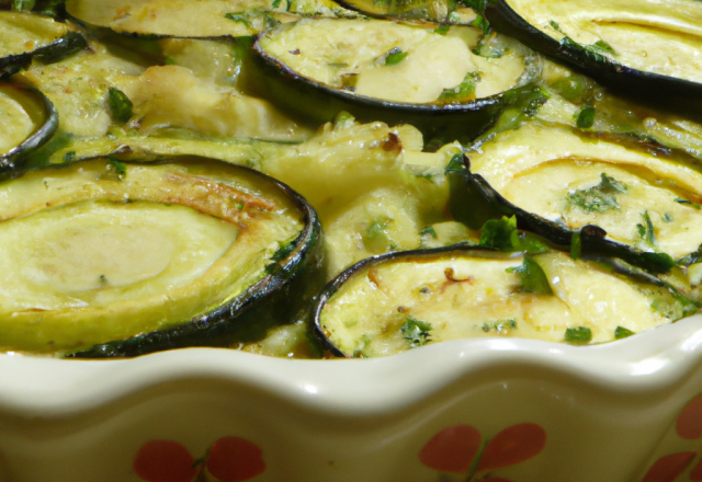 Gratiné de courgettes