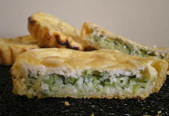 Tartelettes courgettes et fromage de brebis