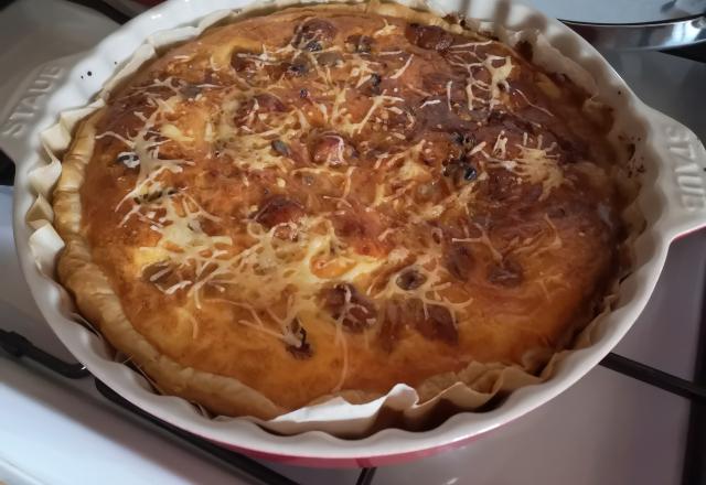 Tarte fondante aux Saint-Jacques