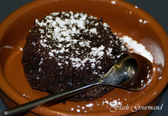 Fondant au chocolat à servir tiède