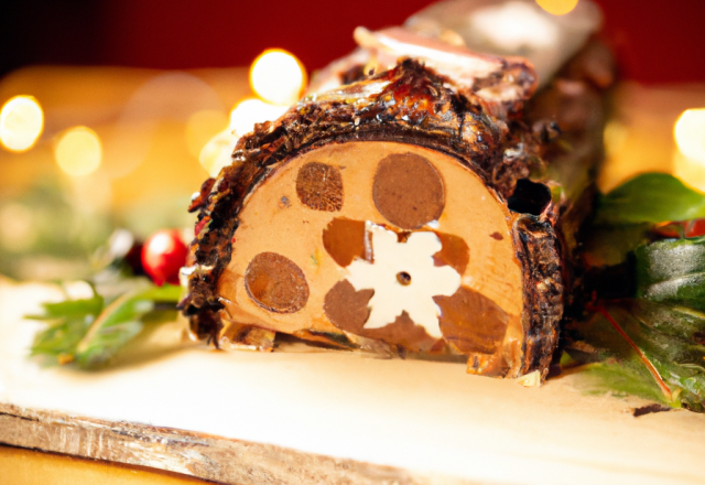 Bûche de Noël alsacienne