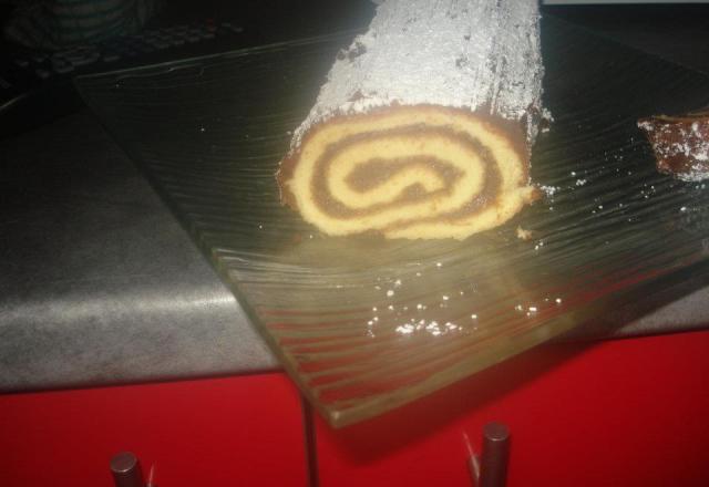 Gâteau roulé pralinoise