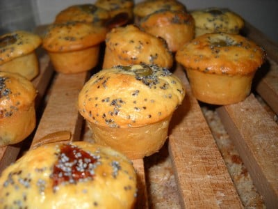 Minis muffins aux olives