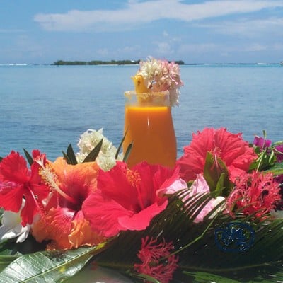 Cocktail tahitien - L'île aux fleurs