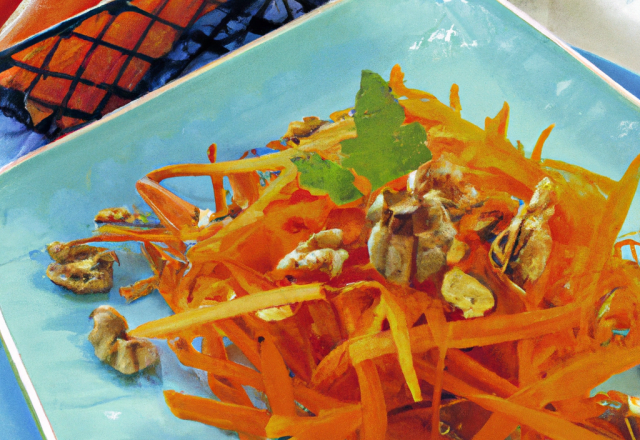 Salade de carottes aux noix de cajou