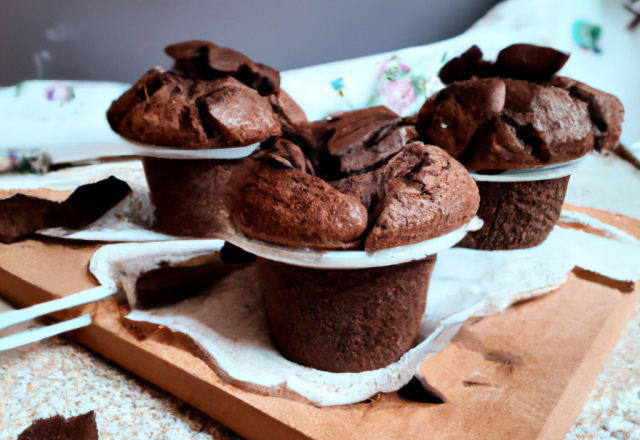 Muffins double chocolat