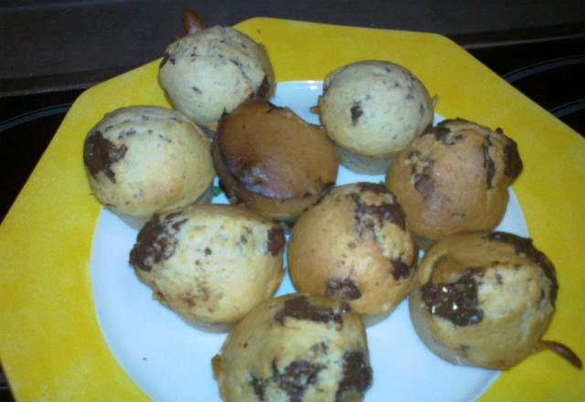 Muffins aux pépites de chocolat fait maison