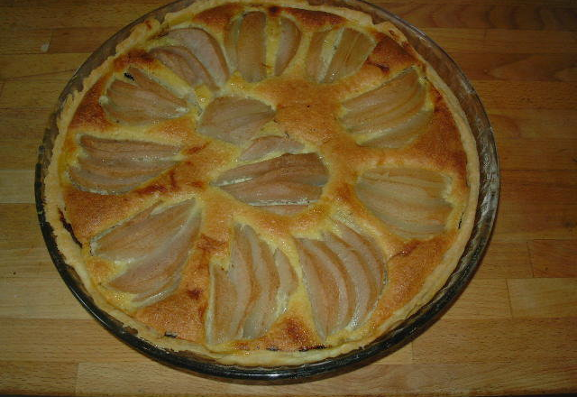 Tarte vergeoise aux poires