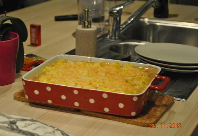 Hachis parmentier aux légumes