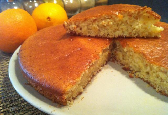 Gâteau au yaourt à l'orange, sans œufs !