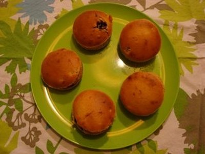 Muffins mûres et gingembre