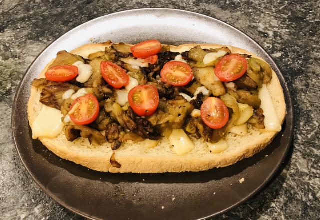 Bruschetta au brebis et légumes grillés du marché