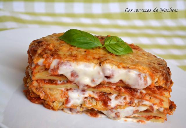 Lasagnes bolognaises simples et bonnes