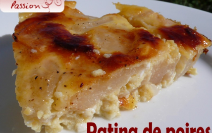 Patina de poire, gratin de la Rome Antique