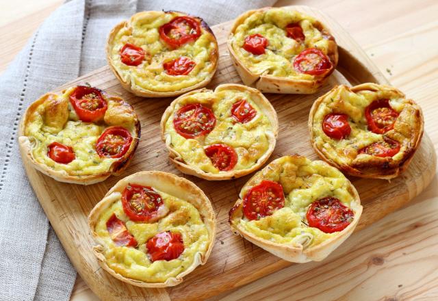 10 mini tartelettes sucrées ou salées faciles à faire sans pâte à tarte