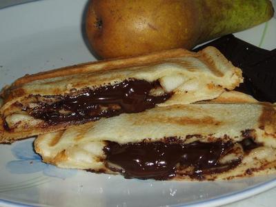 Croque poires-chocolat