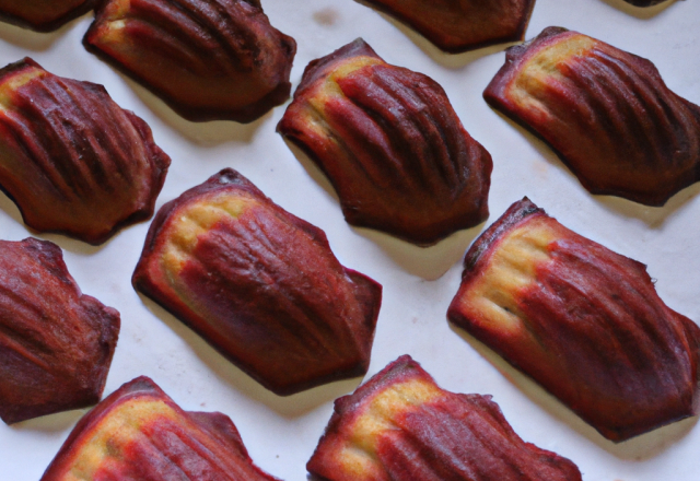 Madeleines chocolat cerise