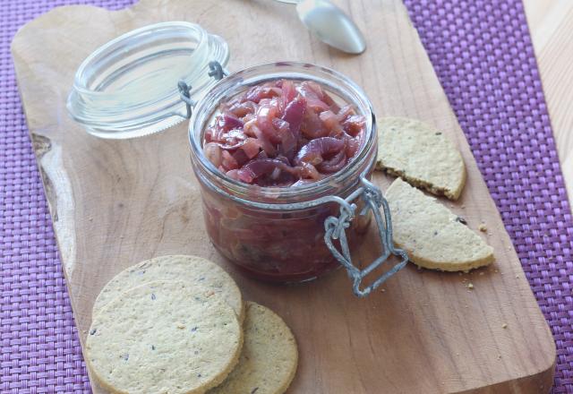 Confit d’oignons rouges