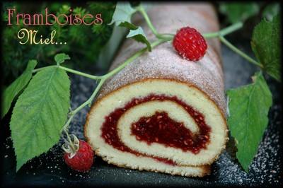 Roulé à la framboise