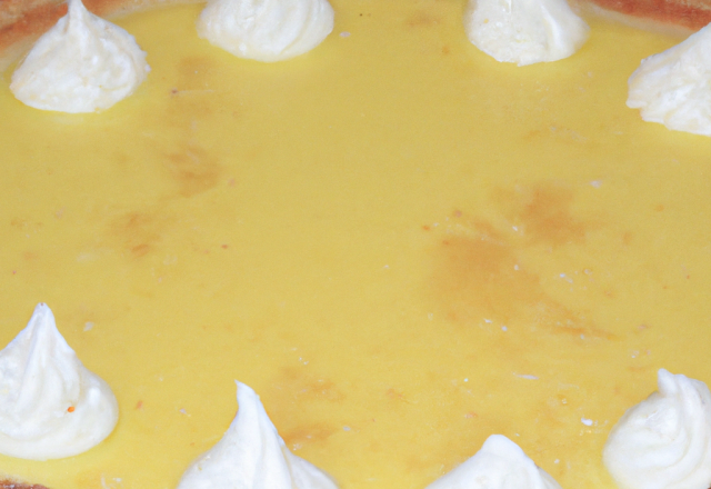 Crème au citron pour tarte gourmande