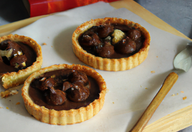 Tartelettes choco-marrons