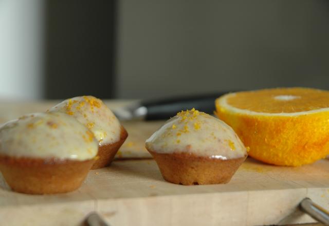 Mini-muffins au potimarron et glaçage à l'orange