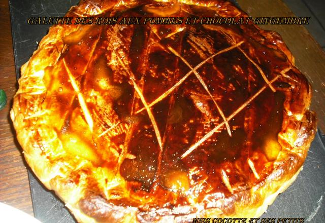 Galette des rois au chocolat et gingembre