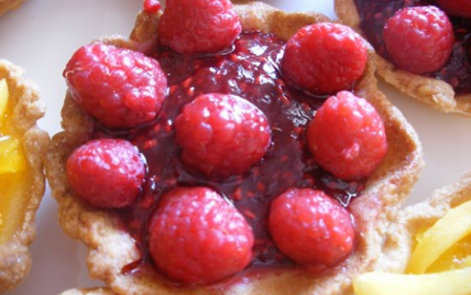 Tartelettes 100 % framboises