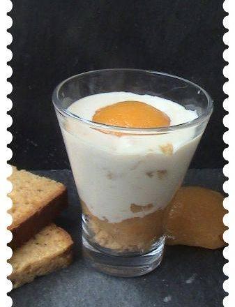 Verrine abricots pain d'épices