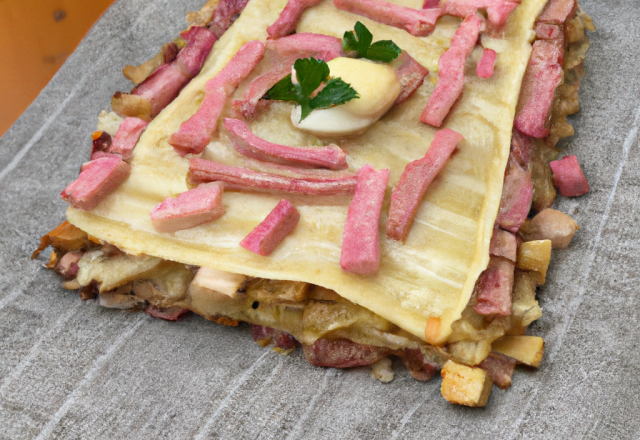 Mille-feuille nordique de Choucroute