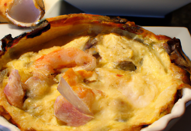 Clafoutis de Saint-Jacques : délice de la mer