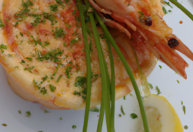 Flan de langoustines