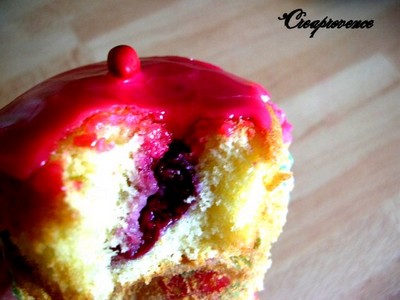 Muffins aux cerises