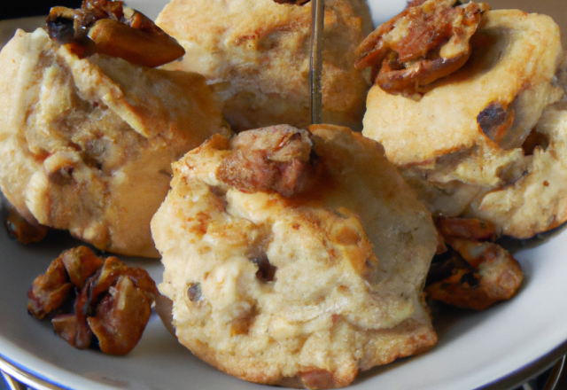 Scones aux airelles et noisettes