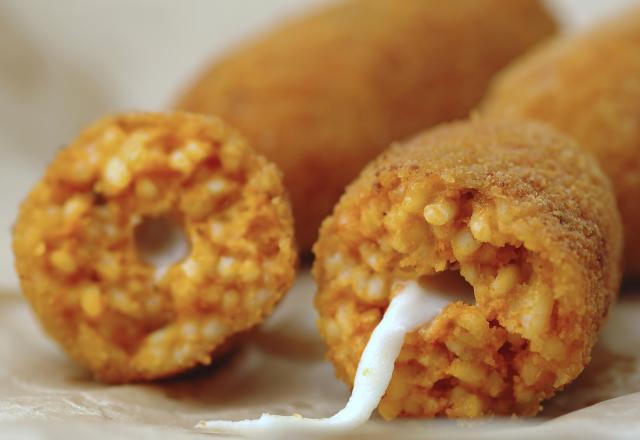 Suppli ou petites croquettes de riz