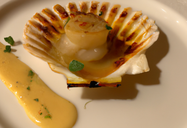 Coquille St-Jacques au champagne