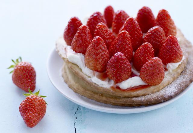 Tartelettes fines aux fraises, mascarpone vanille