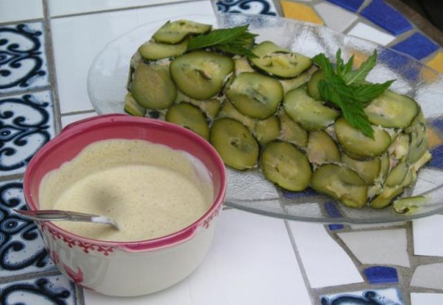 Terrine de jambon aux courgettes