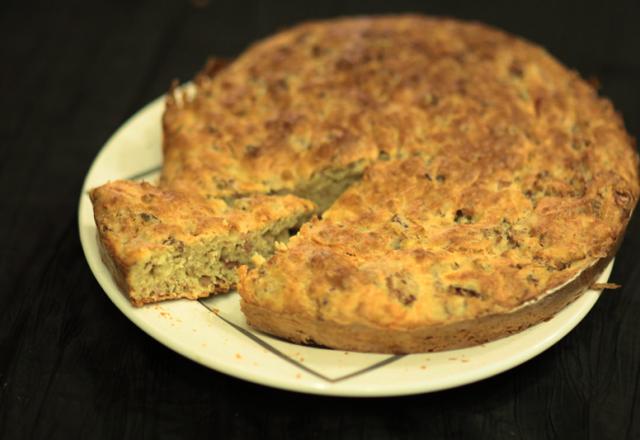 Cake à l'andouillette et à la moutarde